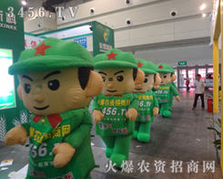 卡通氣模宣傳隊(duì)伍使火爆網(wǎng)產(chǎn)生了轟動(dòng)的宣傳效果