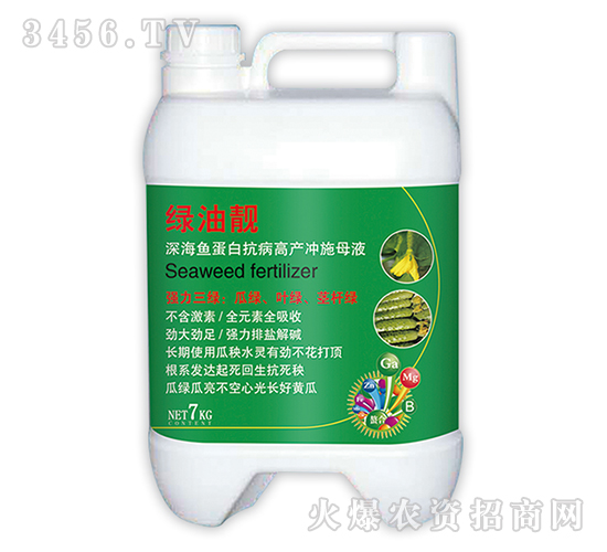 深海魚(yú)蛋白抗病高產(chǎn)沖施母液-綠油靚-山旺生物