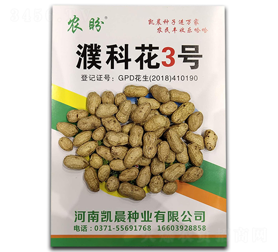 濮科花3號(hào)花生種子-農(nóng)盼-凱晨種業(yè)