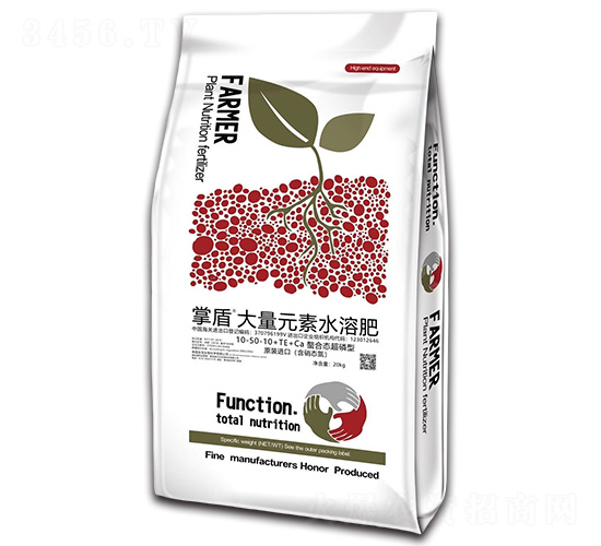 螯合態(tài)超磷型大量元素水溶肥10-50-10+TE+Ca-掌盾-威爾達