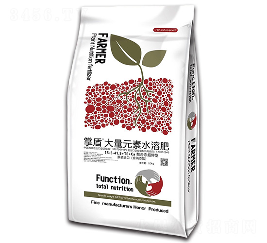 螯合態(tài)超鉀型大量元素水溶肥15-5-41.5+TE+Ca-掌盾-威爾達