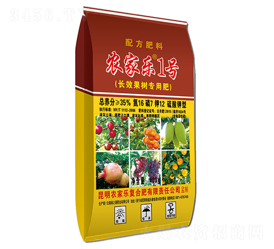 長(zhǎng)效果樹專用肥16-7-12-農(nóng)家樂1號(hào)