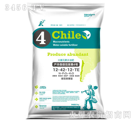 大量元素水溶肥12-42-12-TE-產(chǎn)豐保?；ū９?號-華創(chuàng)天威