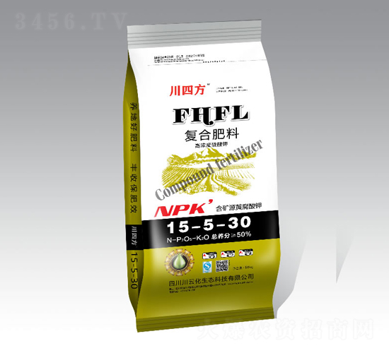 高濃度硫酸鉀復(fù)合肥料15-5-30-川四方