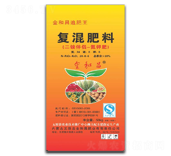 å¾©(fÃ¹)æ··è‚¥æ–™24-0-6-é‡‘å’Œæ˜Œ