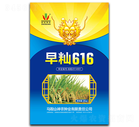 早秈616-水稻種子-神農種業(yè)