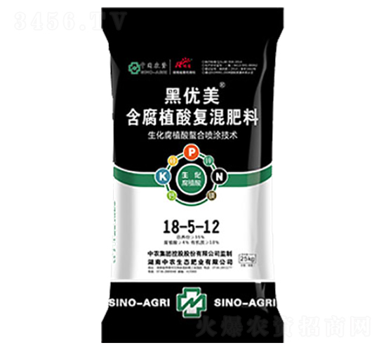 含腐植酸復(fù)混肥料18-5-12-黑優(yōu)美-中農(nóng)生態(tài)