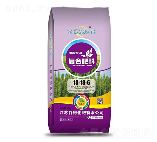 å°éº¥å°ˆç”¨å¾©(fÃ¹)åˆè‚¥æ–™18-18-6-è°·å¾—