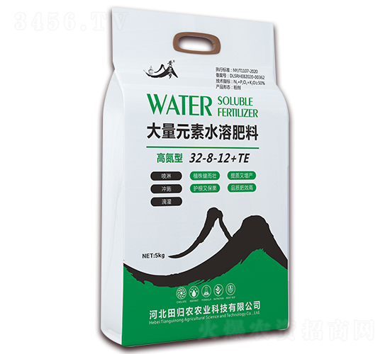 é«˜æ°®åž‹å¤§é‡å…ƒç´ æ°´æº¶è‚¥æ–™32-8-12+TE-é»ƒç²±å¤¢-ç”°æ­¸è¾²(nÃ³ng)