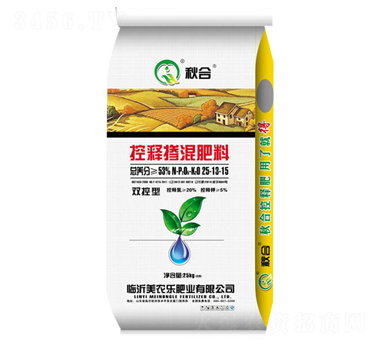 控釋摻混肥料氮鉀雙控型25-13-15-秋合-美農(nóng)樂(lè)