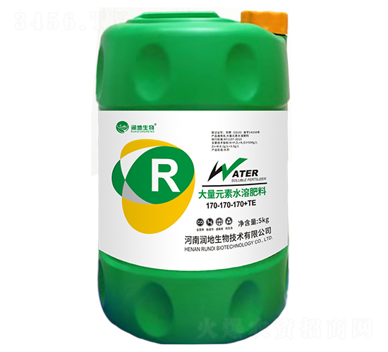 大量元素水溶肥料150-180-170+TE-平衡肥-潤地生物