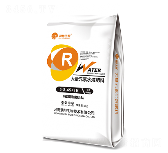 大量元素水溶肥料5-8-45+TE-著色肥-潤地生物