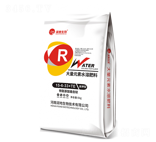 大量元素水溶肥料13-3-33+TE-硝酸鉀型-潤(rùn)地生物