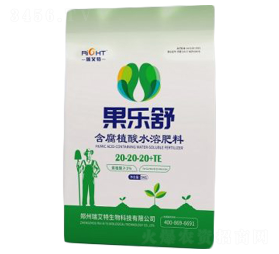 含腐植酸水溶肥料20-20-20+TE-果樂舒-瑞艾特