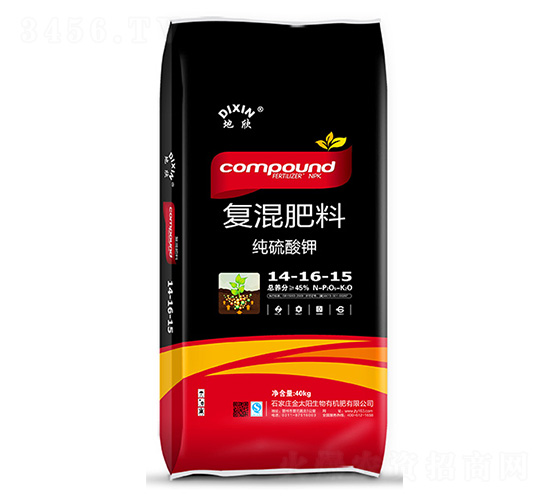 純硫酸鉀復(fù)混肥料14-16-15-地欣-金太陽