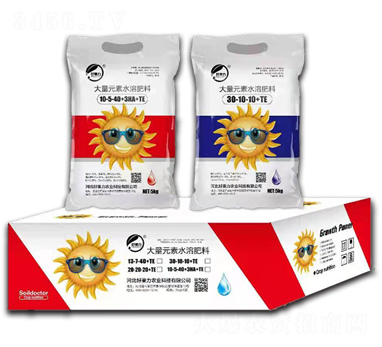 大量元素水溶肥料二組合-好果力