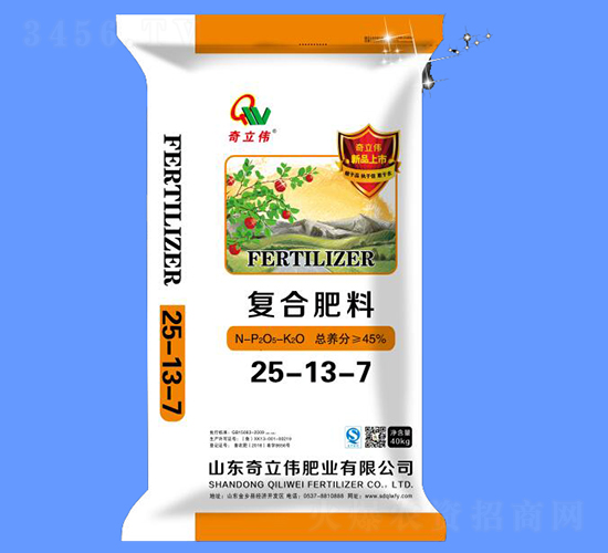 復(fù)合肥料25-13-7-奇立偉