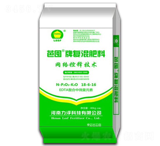 網(wǎng)絡(luò)狀控釋肥18-6-16-芭囤-力浮科技