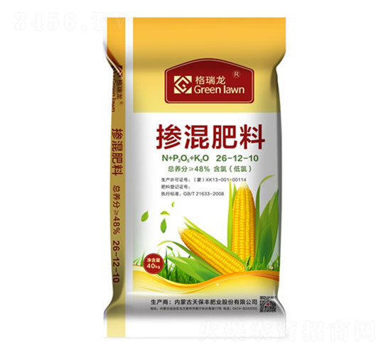摻混肥料26-12-10-格瑞龍-天宇匯景