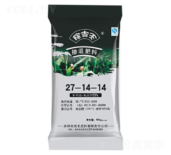 50kgæ‘»æ··è‚¥æ–™27-14-14-åœ°è±è‚¥æ–™