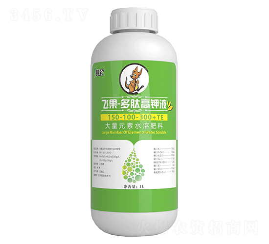 大量元素水溶肥150-100-300+TE-飛果-多肽高鉀液-賽致-格新農(nóng)業(yè)