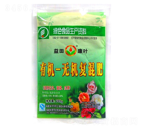 花卉專用有機(jī)無機(jī)復(fù)混肥肥12-3-3-好與佳生物