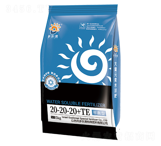 大量元素水溶肥料20-20-20+TE-多樂美
