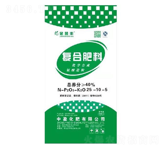 金盈豐復(fù)合肥料25-10-5-中盈化肥