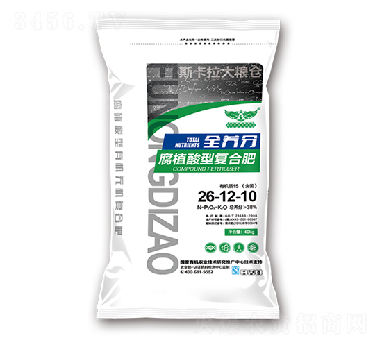 腐殖酸型有機(jī)無(wú)機(jī)復(fù)合肥26-12-10-富農(nóng)