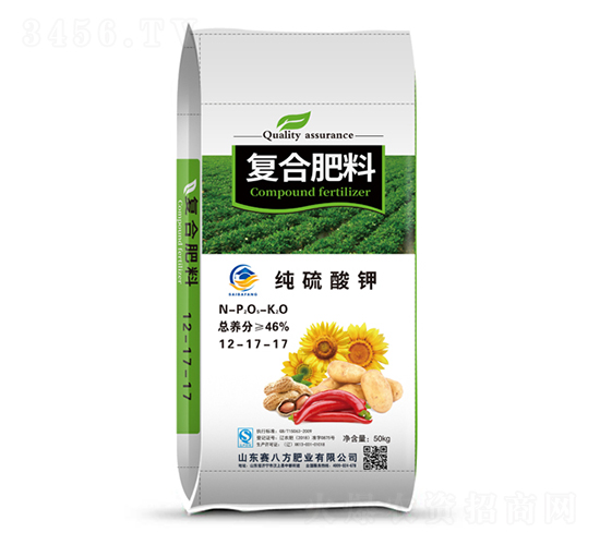 純硫酸鉀復(fù)合肥料12-17-17-賽八方