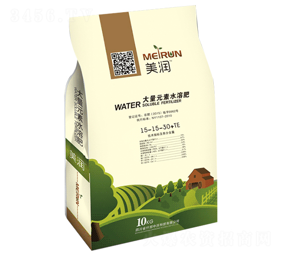 大量元素水溶肥15-15-30+TE-美潤-金穗化肥