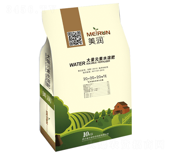 大量元素水溶肥20-20-20+TE-美潤(rùn)-金穗化肥