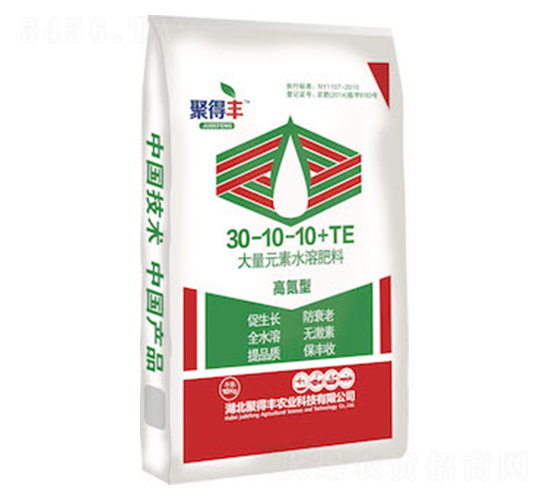 é«˜æ°®åž‹å¤§é‡å…ƒç´ æ°´æº¶è‚¥æ–™30-10-10+TE-èšå¾—è±è¾²(nÃ³ng)æ¥­(yÃ¨)