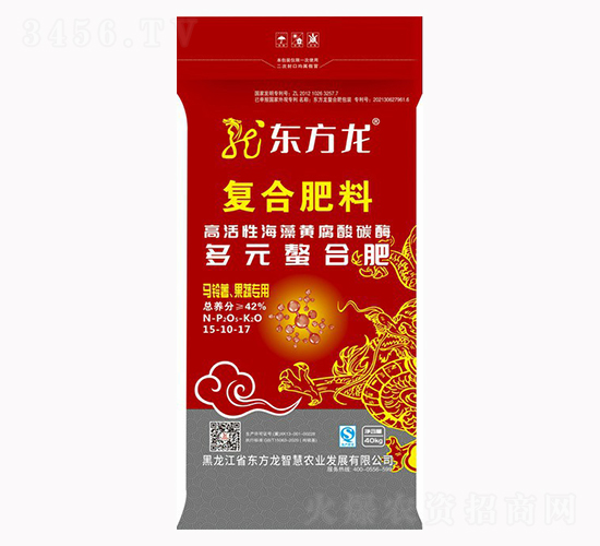 馬鈴薯果蔬專用多元螯合復(fù)合肥料15-10-17-東方龍