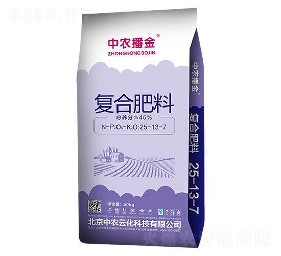 復(fù)合肥料25-13-7-中農(nóng)播金-美諾爾