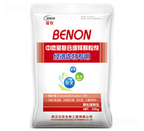 中微量復合緩釋顆粒劑（經濟作物專用）-貝農生物