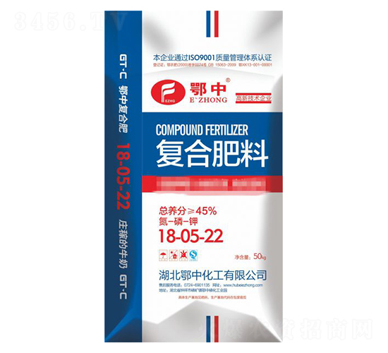 常規(guī)復合肥料18-05-22-鄂中生態(tài)