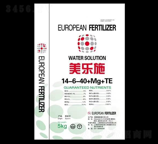 德國進(jìn)口水溶肥14-6-40+Mg+TE-美樂施