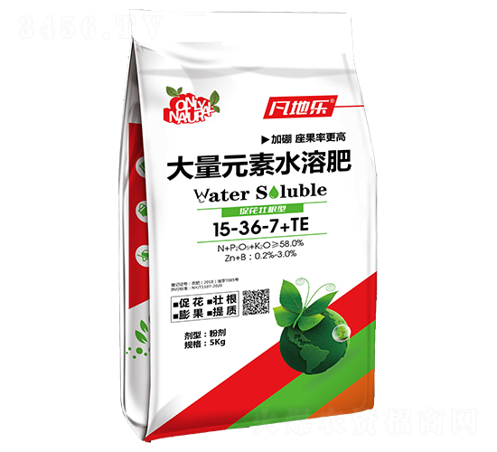 å¤§é‡å…ƒç´ æ°´æº¶è‚¥15-36-7+TE-å‡¡åœ°æ¨‚(lÃ¨)-å¯Œæ…§è¾²(nÃ³ng)æ¥­(yÃ¨)