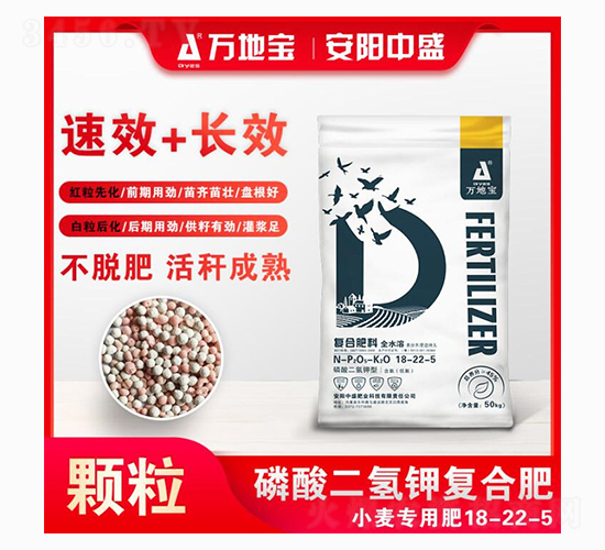 小麥專用復(fù)合肥料18-22-5-中盛肥業(yè)