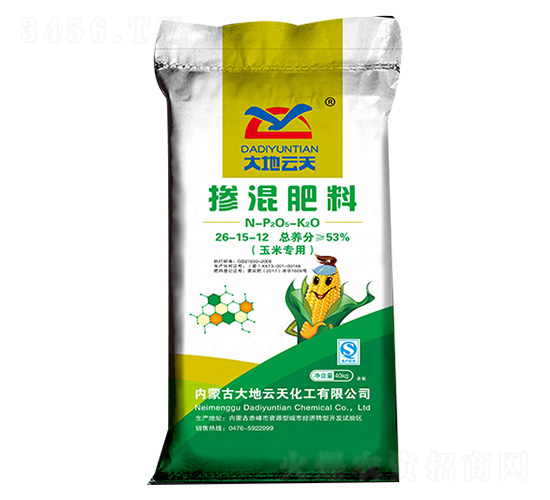 çŽ‰ç±³å°ˆç”¨æ‘»æ··è‚¥æ–™26-15-12-å¤§åœ°äº‘å¤©