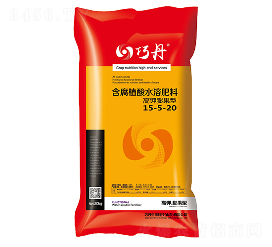 高鉀黃腐酸有機碳水溶肥15-5-20（膨果著色型）-巧丹