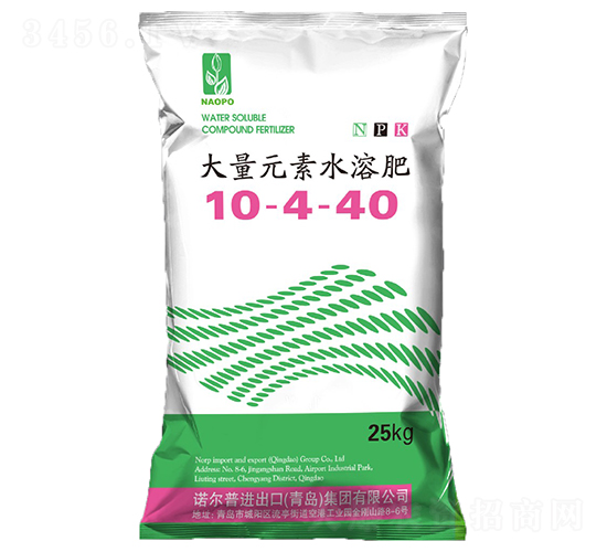å¤§é‡å…ƒç´ æ°´æº¶è‚¥10-4-40-è«¾çˆ¾æ™®