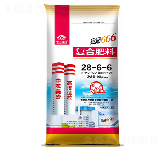 40%金品666復(fù)合肥料28-6-6-中農(nóng)晟鴻-中農(nóng)美盛
