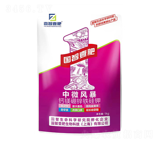 中微風(fēng)暴-鈣鎂硼鋅鐵硅鉀-國(guó)智壹肥