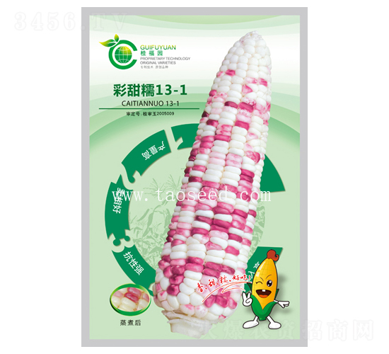 彩甜糯13-1-玉米種子-桂福園農業(yè)