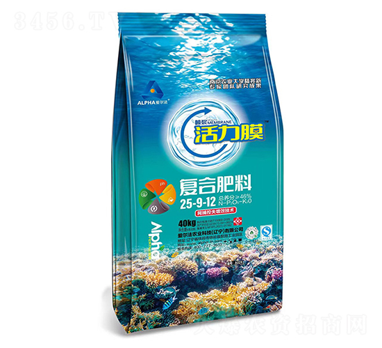 活力膜復(fù)合肥料25-9-12-愛爾法