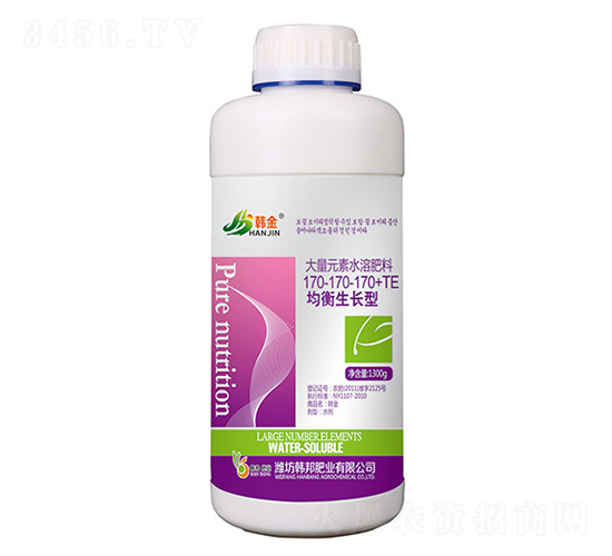 均衡生長型大量元素水溶肥料170-170-170+TE-韓金-韓邦肥業(yè)