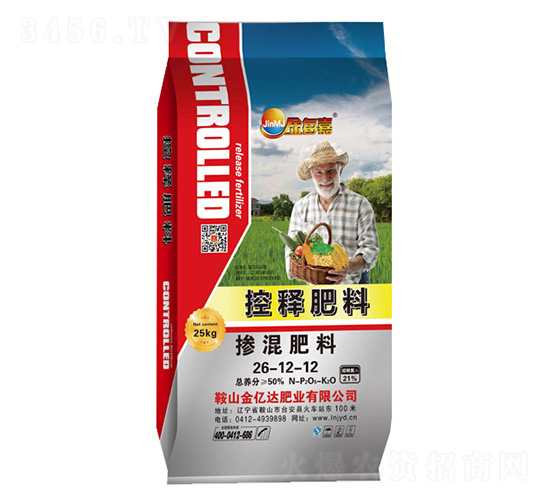 25kg控釋摻混肥料26-12-12-金每嘉-金億達(dá)肥業(yè)