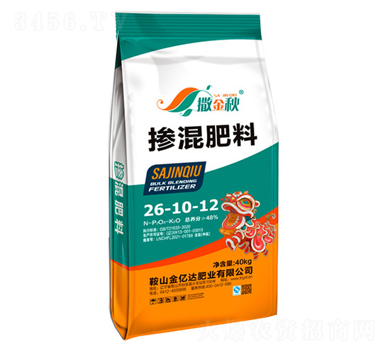 摻混肥料26-10-12-撒金秋-金億達(dá)肥業(yè)